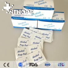 70% isopropyl medical alcohol prep pad with CE certification